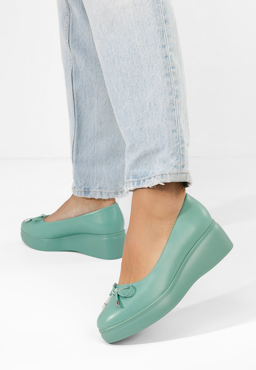 Cipele s platformom Olmaria zeleno