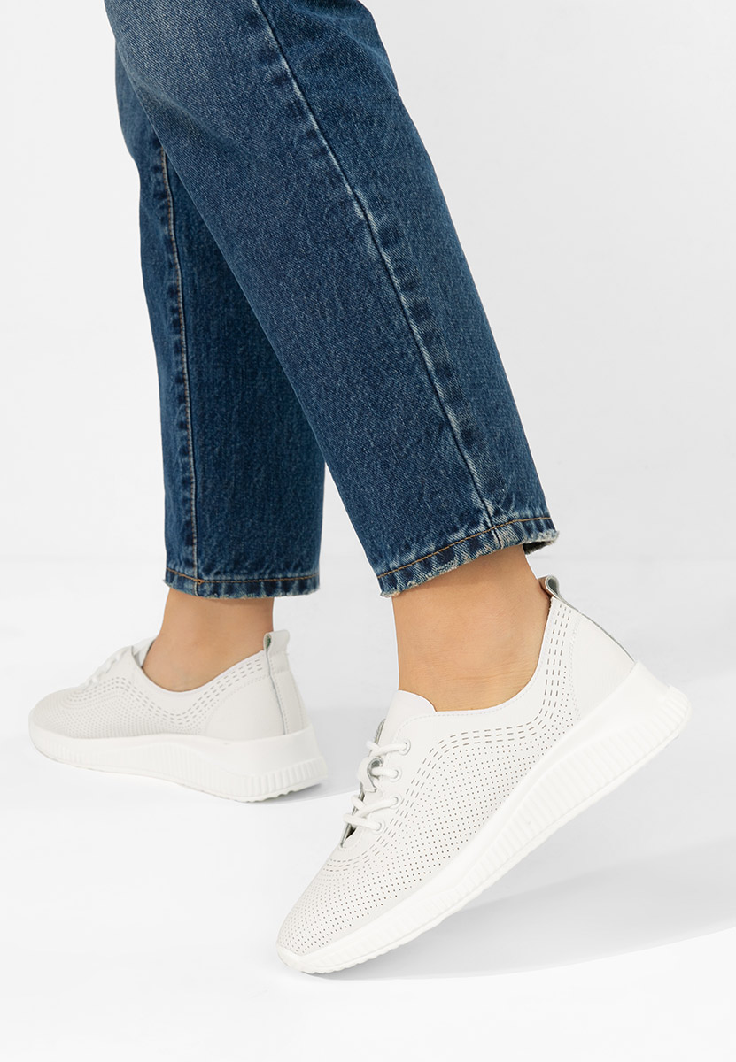 Cipele kozne casual Lafora bijele