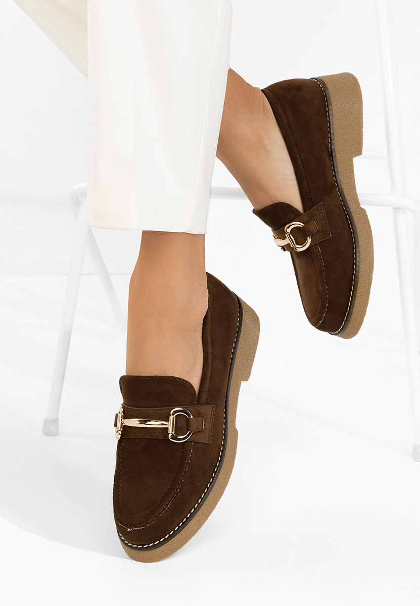 Ženske mokasinke Ylenia braon