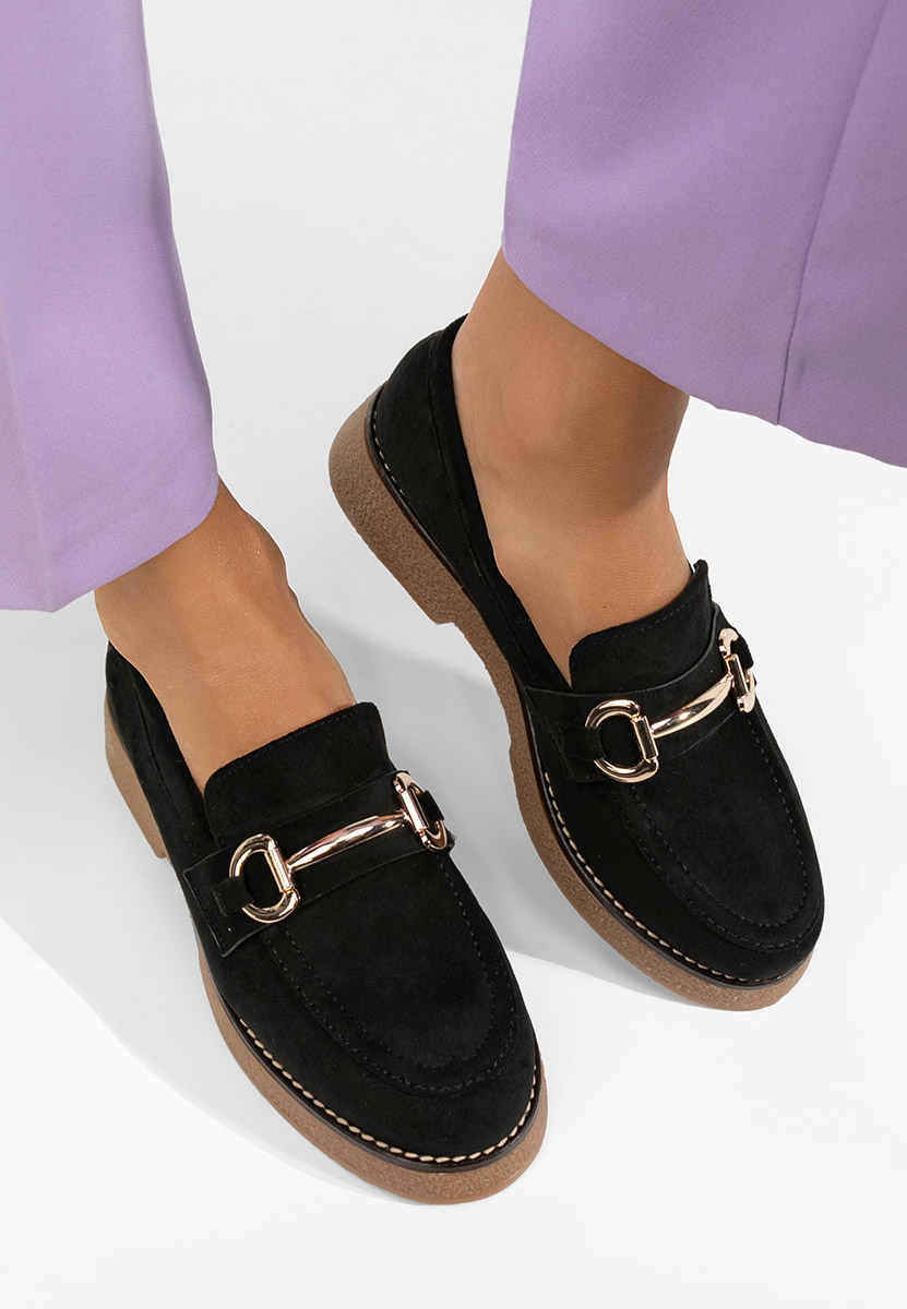 Ženske mokasinke Ylenia crno