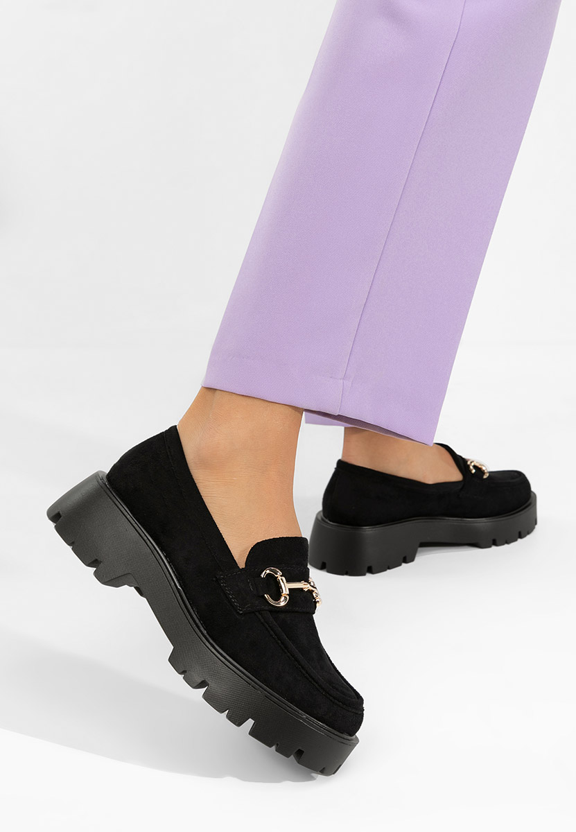 Mokasinke ženske Belvina crno