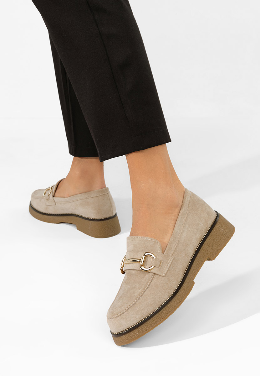 Ženske mokasinke Ylenia bež