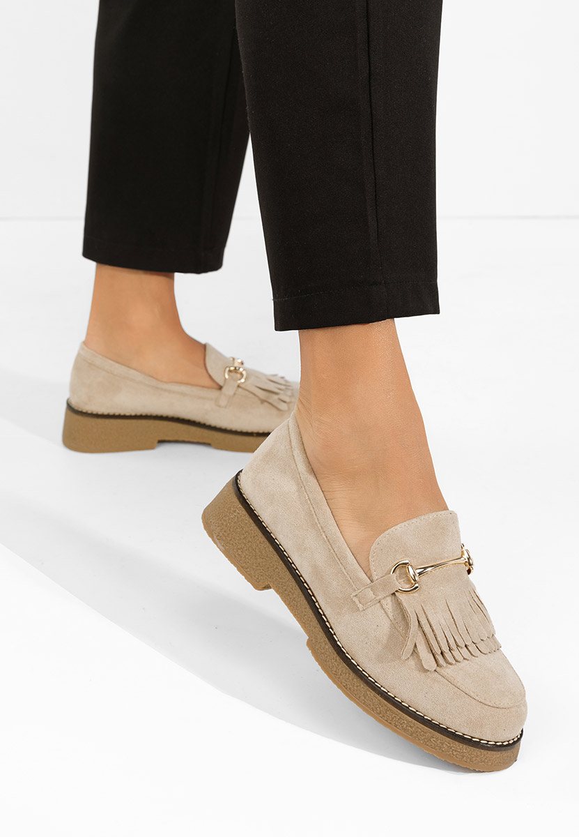 Ženske mokasinke Kemily bež