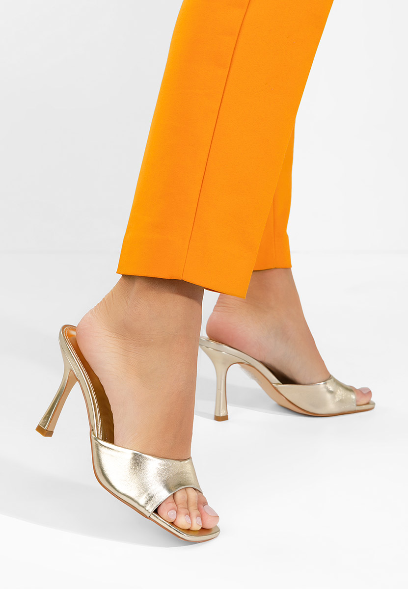 Mules za ženske Elseia zlatno