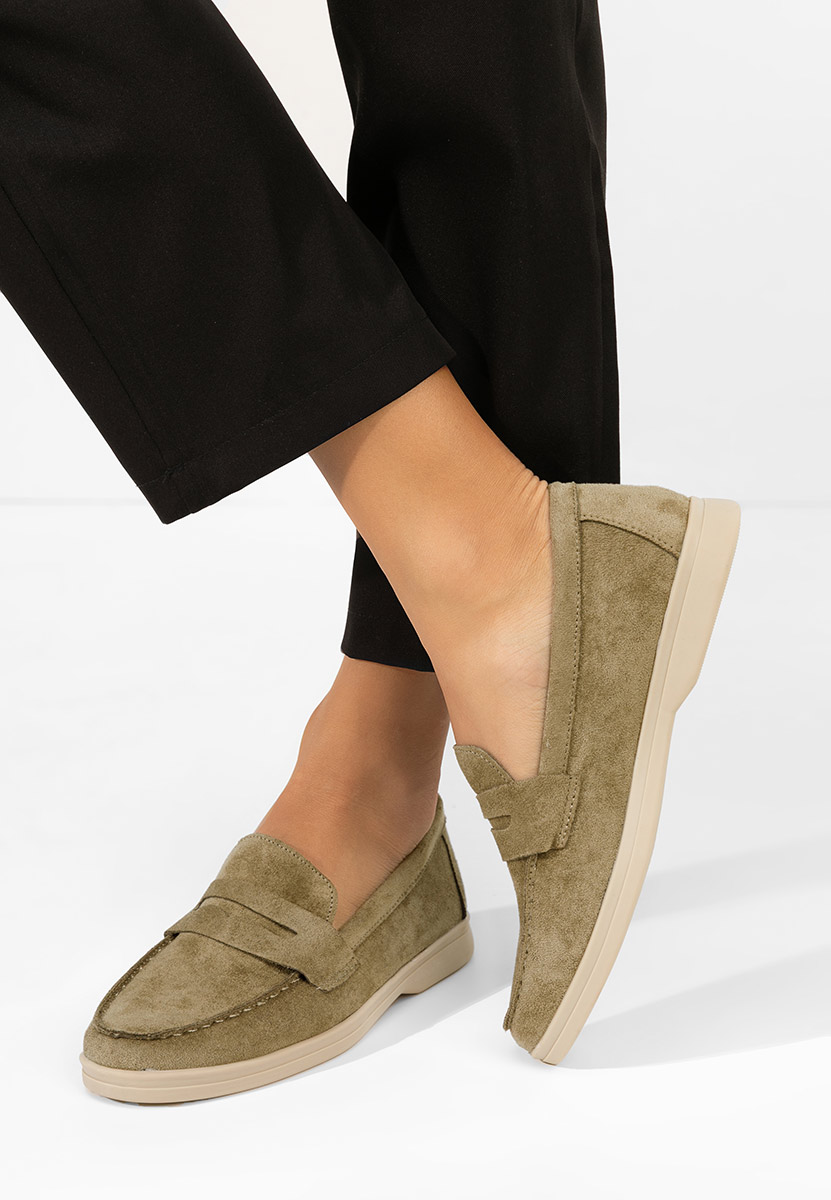 Ženske mokasinke Hesika zeleno