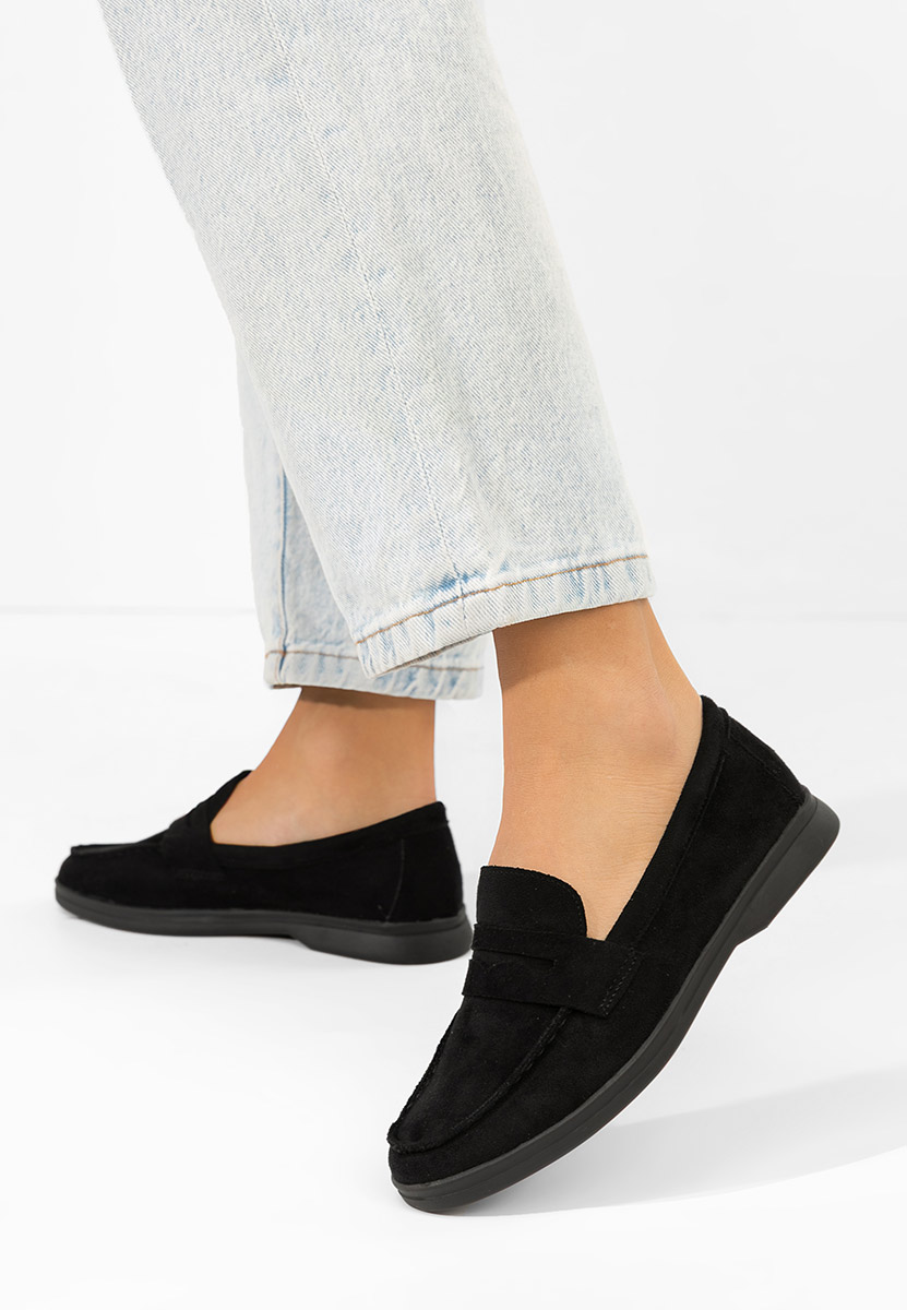 Ženske mokasinke Hesika crno