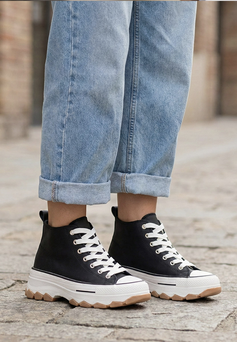 Tenisice s Platformom Raviana V5 crno