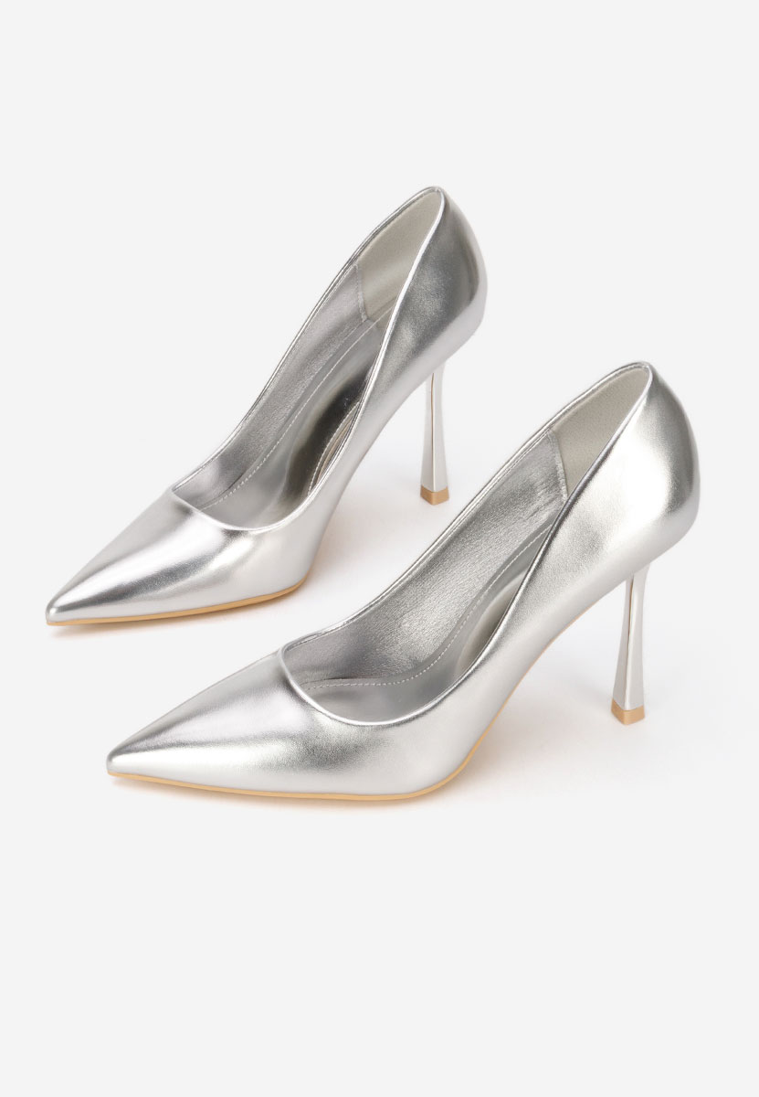 Štikle Isabele srebrno