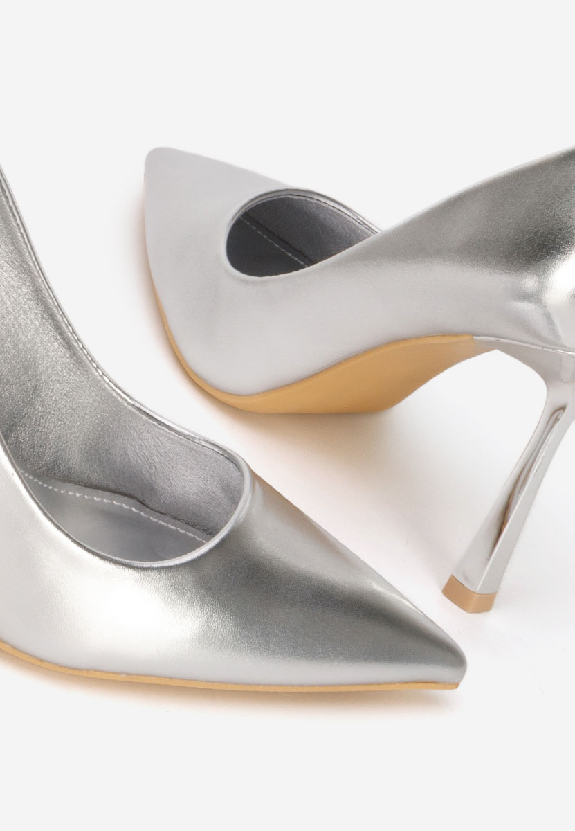 Štikle Isabele srebrno