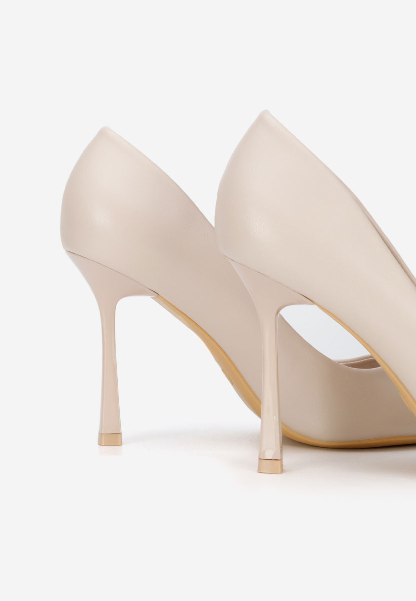 Štikle Isabele bež