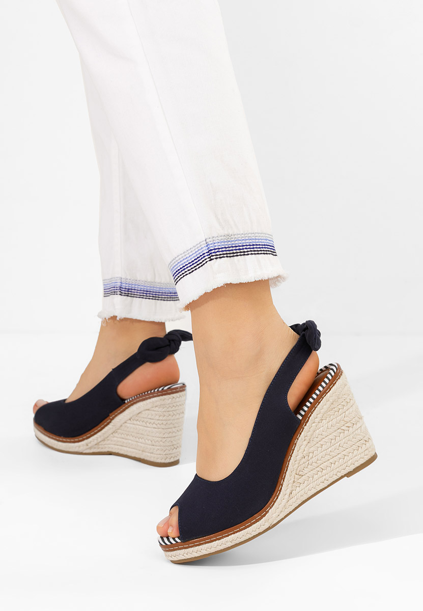 Sandale s platformom Cyerra plavo navy