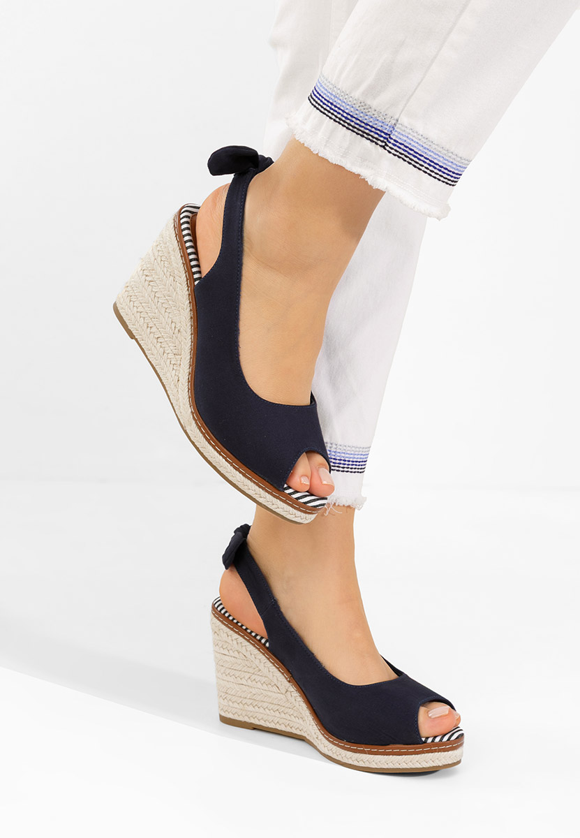 Sandale s platformom Cyerra plavo navy