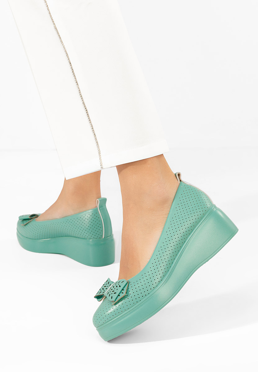 Cipele s platformom Latefa zeleno