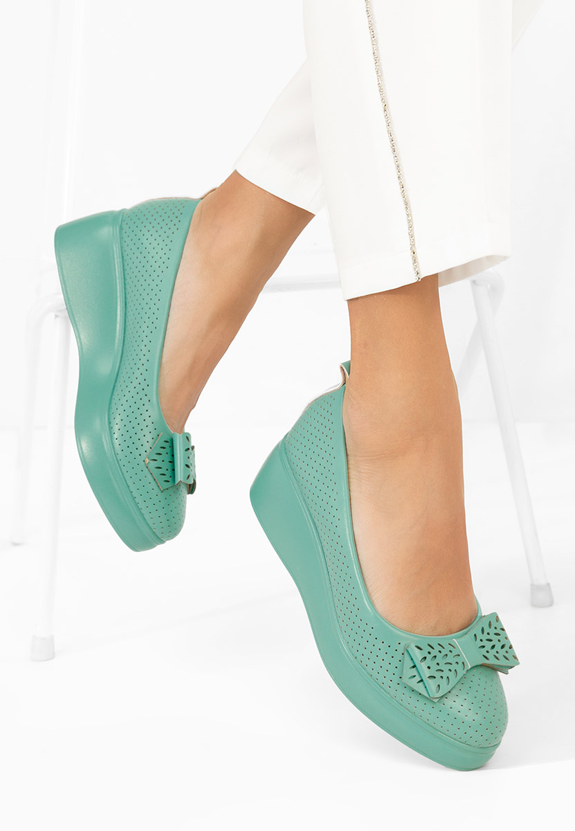 Cipele s platformom Latefa zeleno