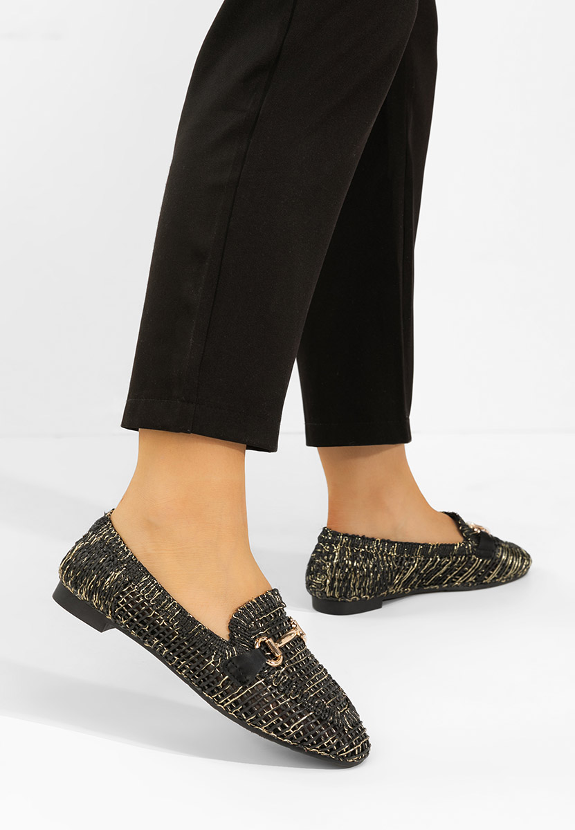 Ženske mokasinke Cameilia crno