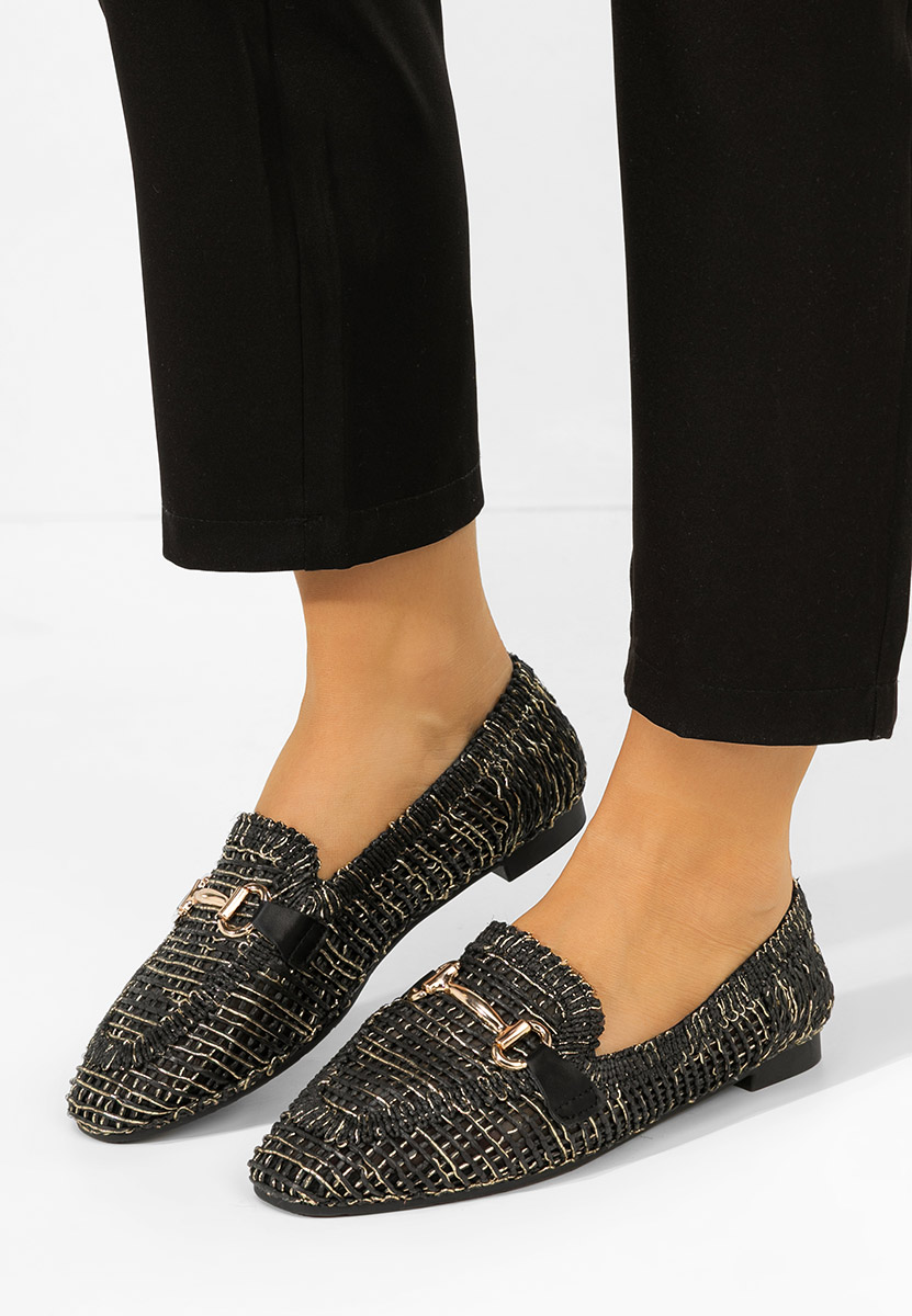 Ženske mokasinke Cameilia crno