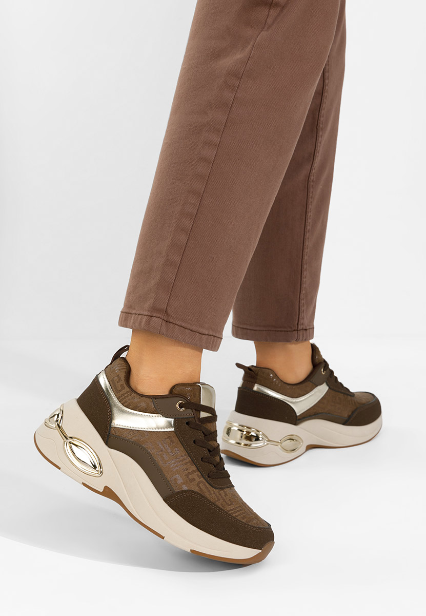 Tenisice na punu petu Nezela braon