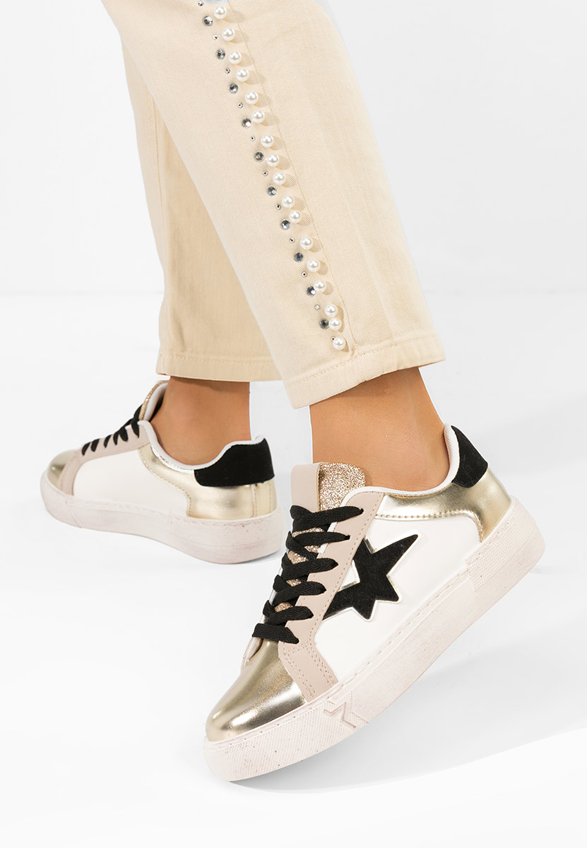 Ženske sneakers Steliana zlatno