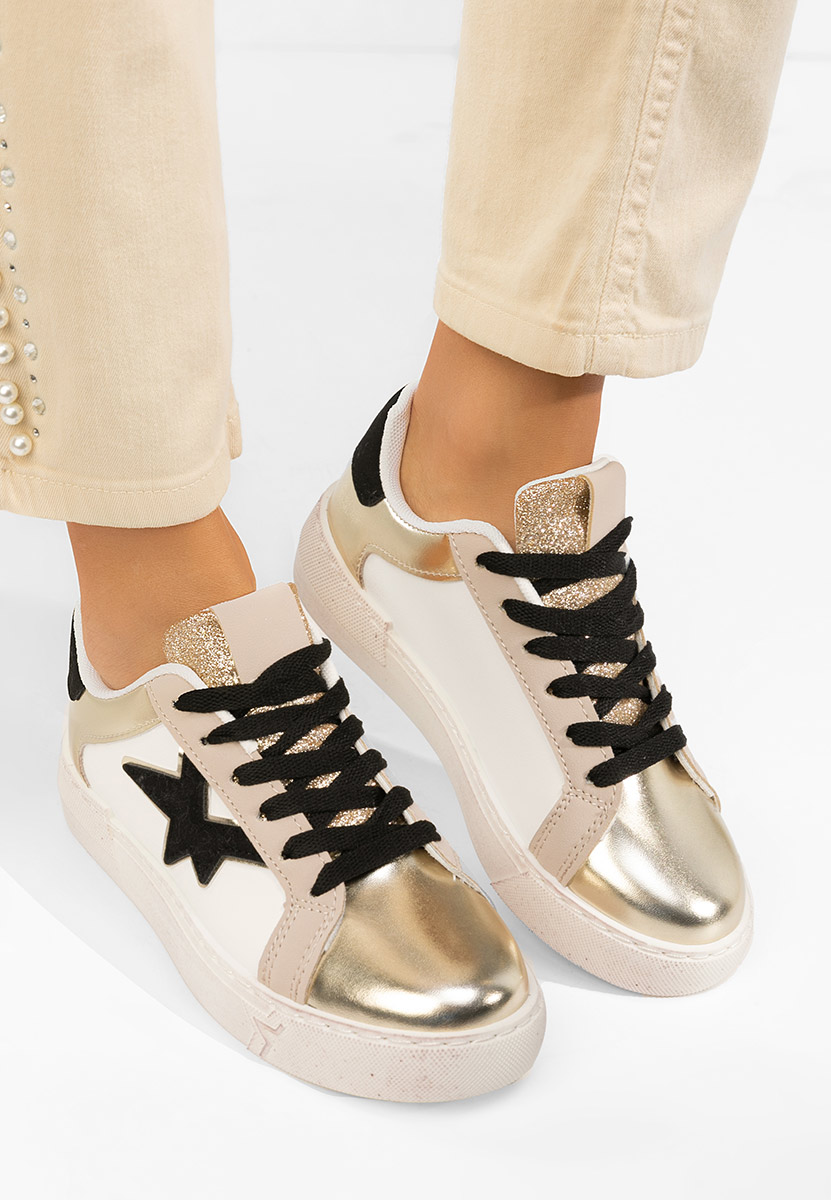 Ženske sneakers Steliana zlatno