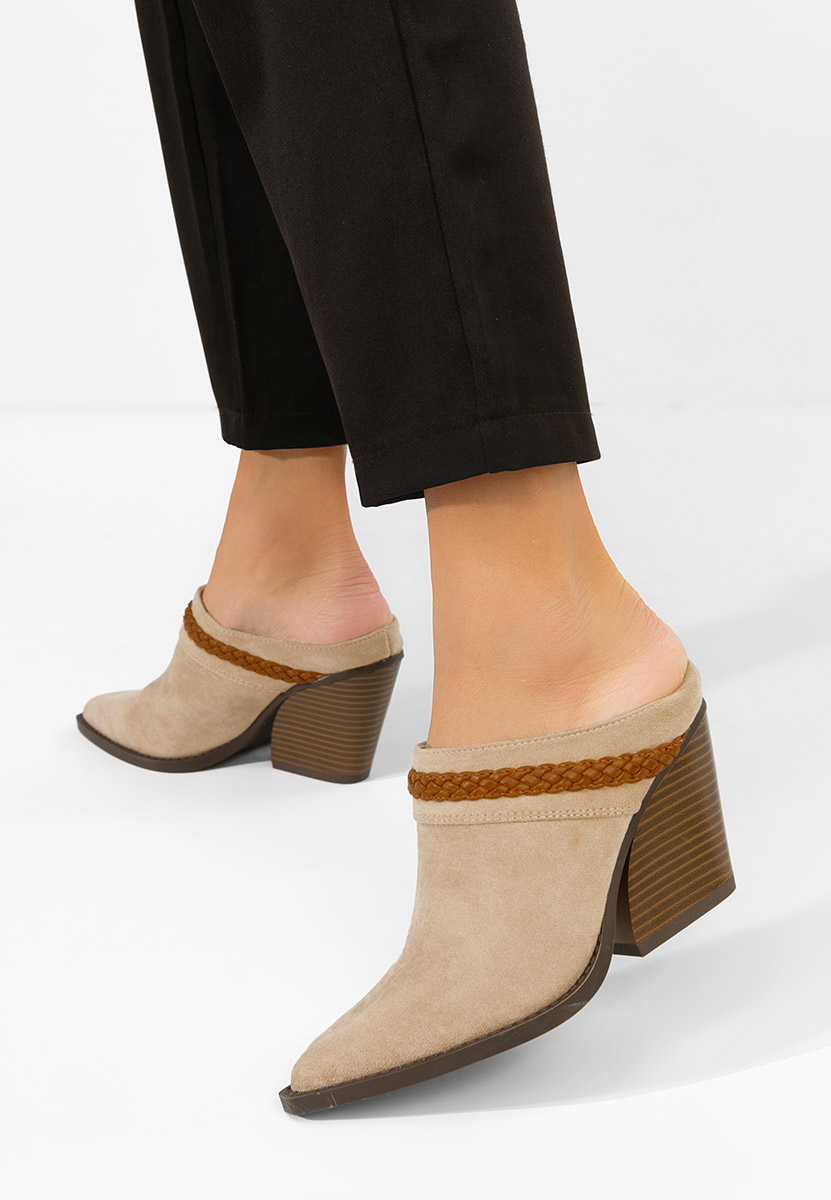 Ženske klompa Marlenia kaki