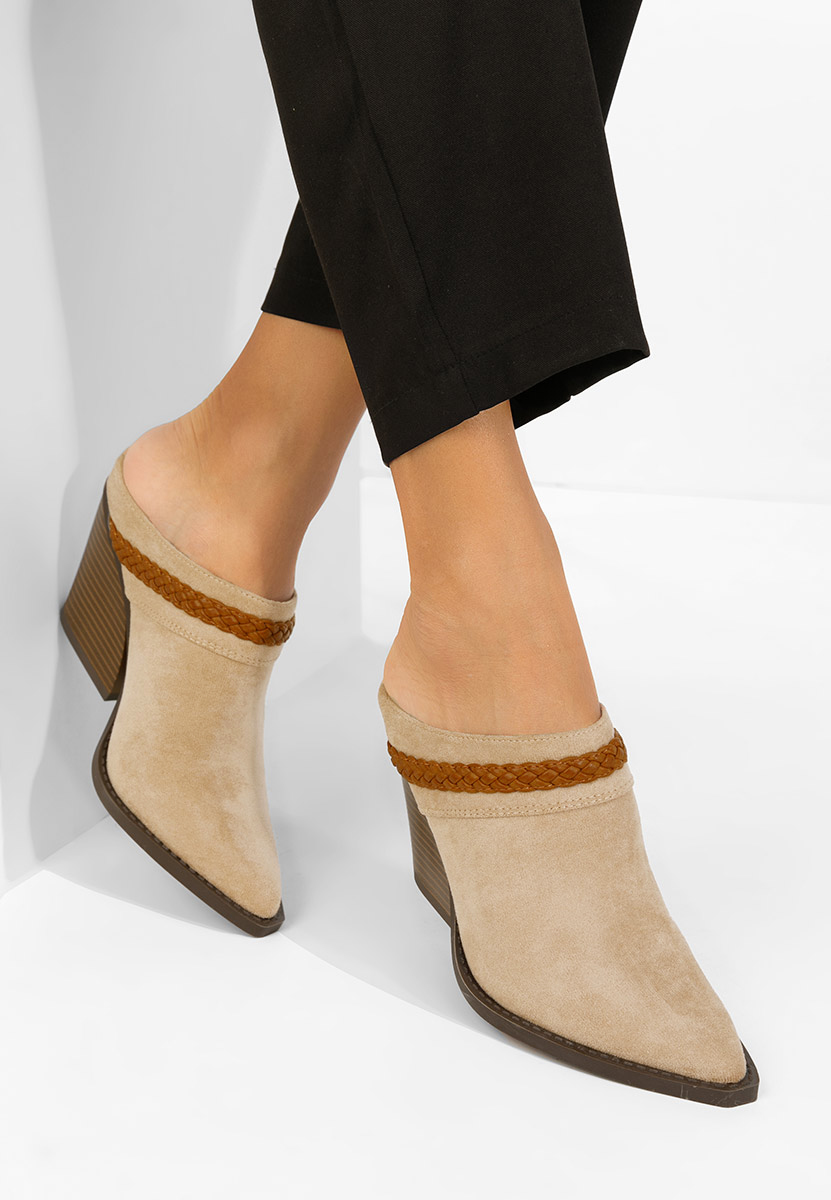 Ženske klompa Marlenia kaki