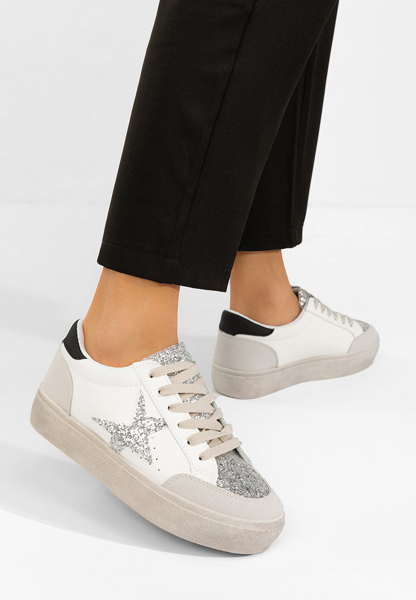 Ženske sneakers Steliama bijele