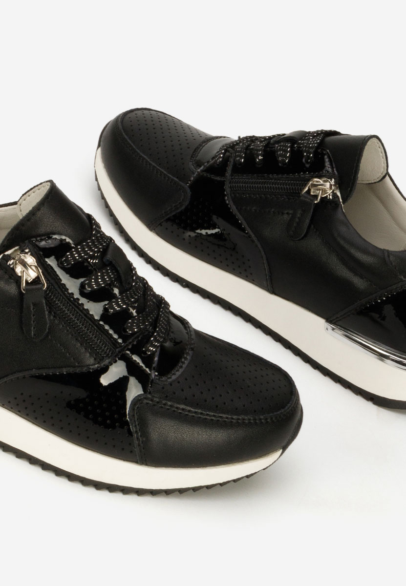 Ženske Kožne tenisice Eniliana crno