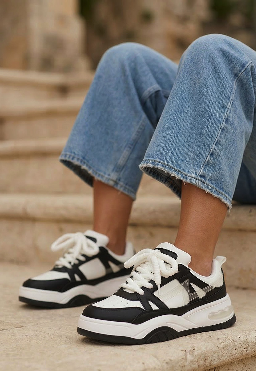 Tenisice sa platformom Taniela crno