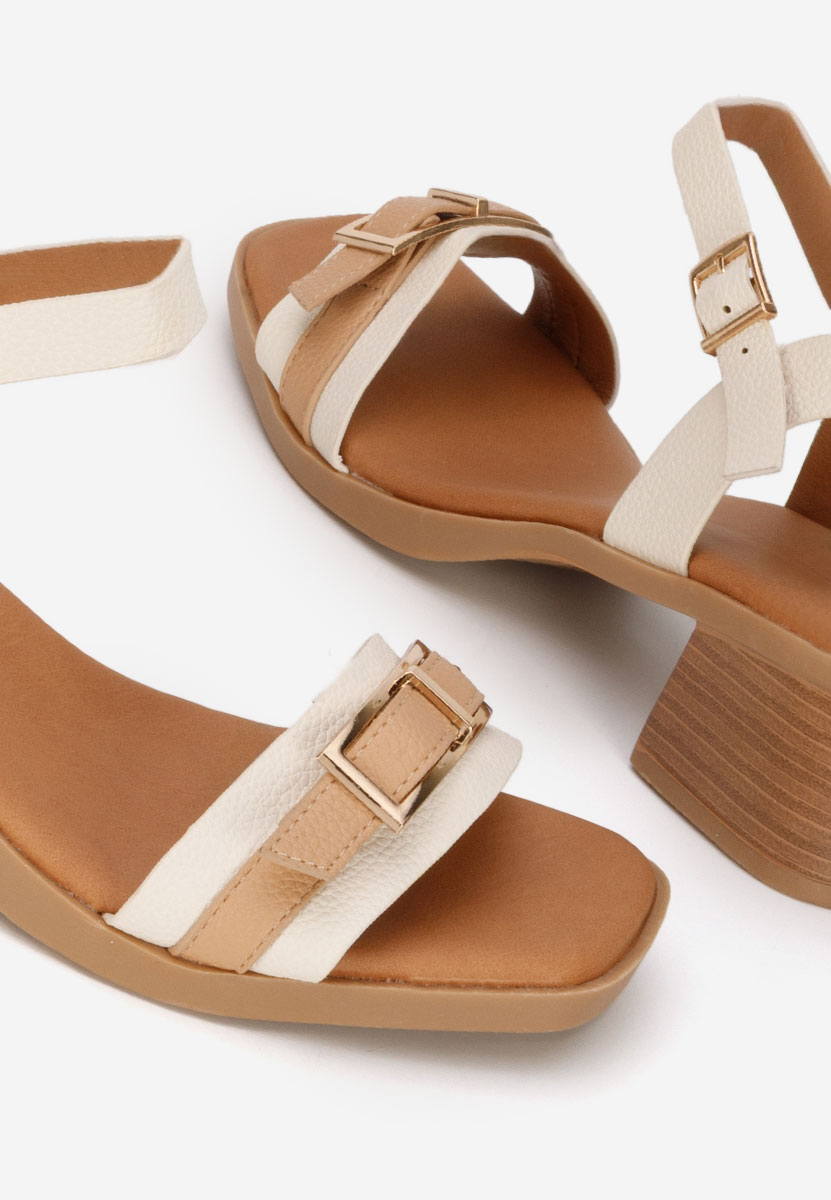 Sandale s petu Iustinia bež