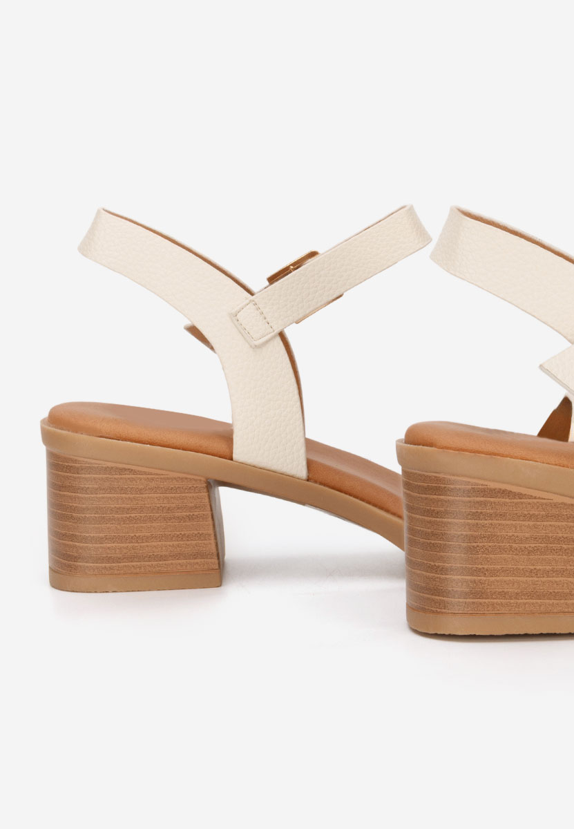 Sandale s petu Iustinia bež