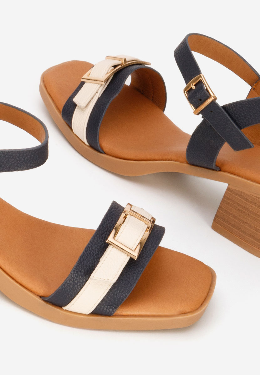 Sandale s petu Iustinia plavo navy