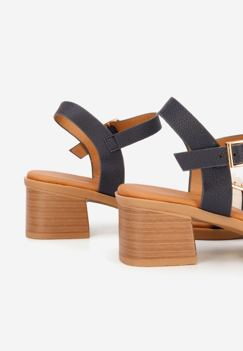 Sandale s petu Iustinia plavo navy