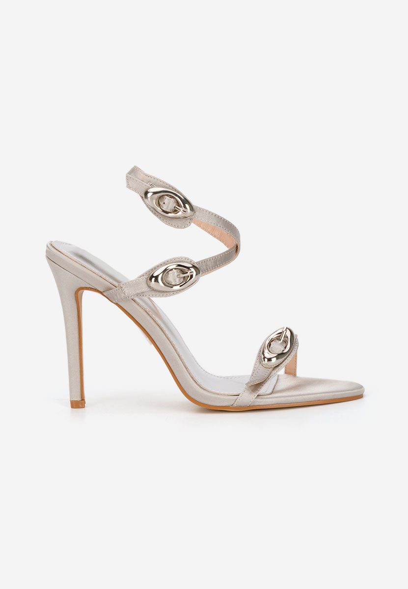 Štikle sandale Romella sivo