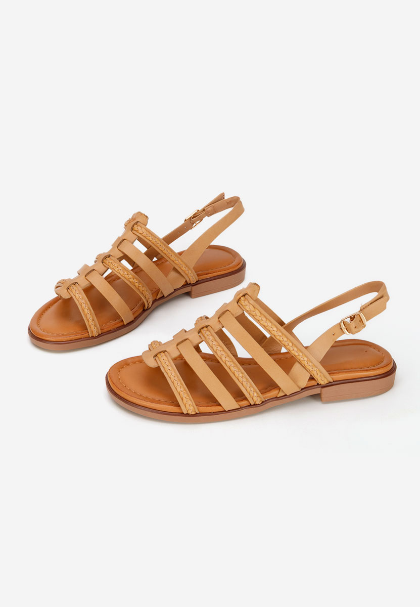 Niske sandale Aminta kaki