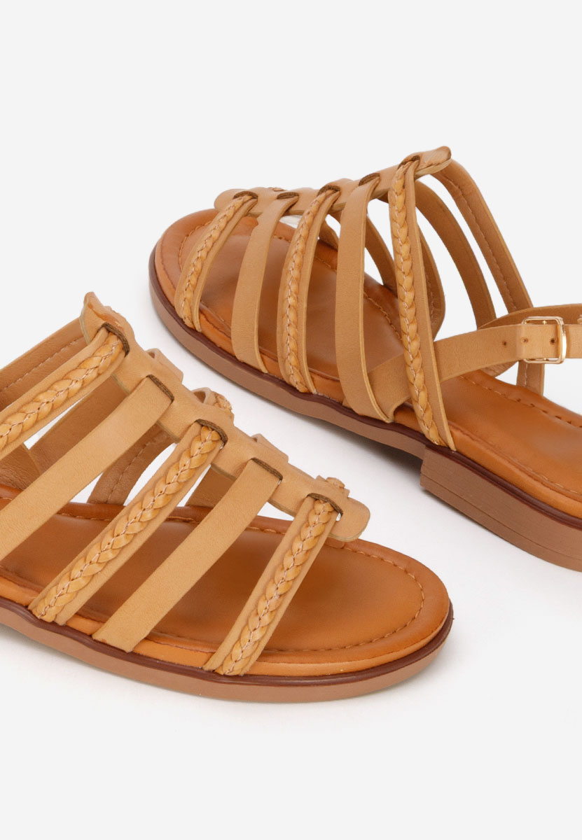 Niske sandale Aminta kaki