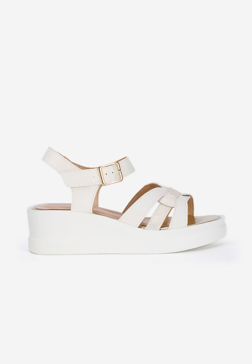 Sandale s platformom Barkita bijele