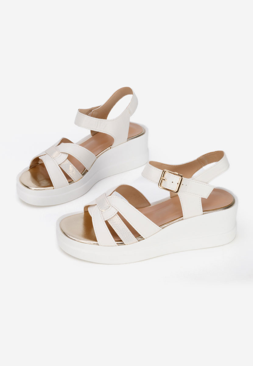 Sandale s platformom Barkita bijele