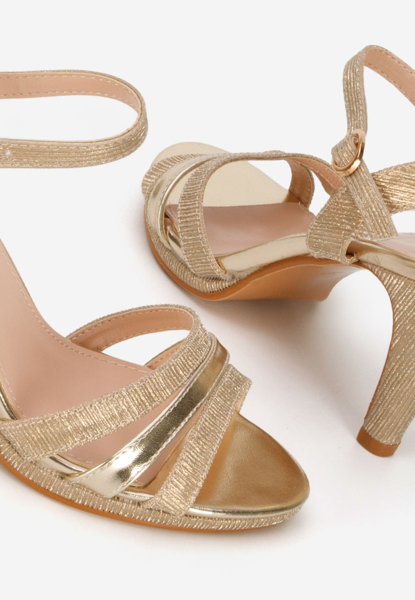 Sandale elegantne Raniya zlatno