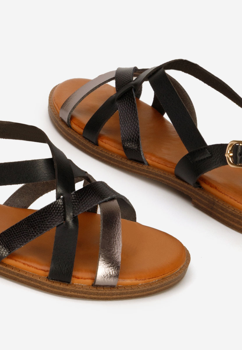 Niske sandale Latifia crno