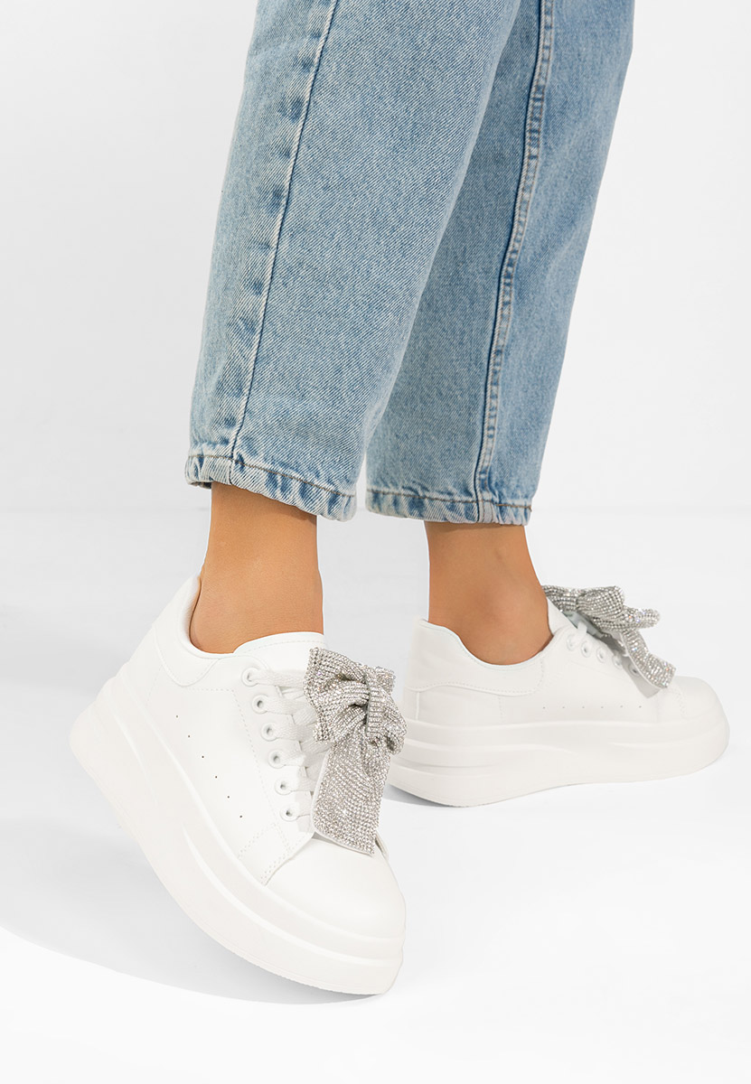 Tenisice sa platformom Anitta bijele
