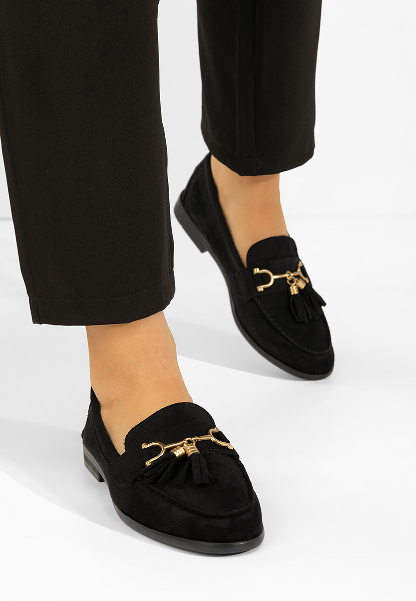 Ženske mokasinke Reeia crno