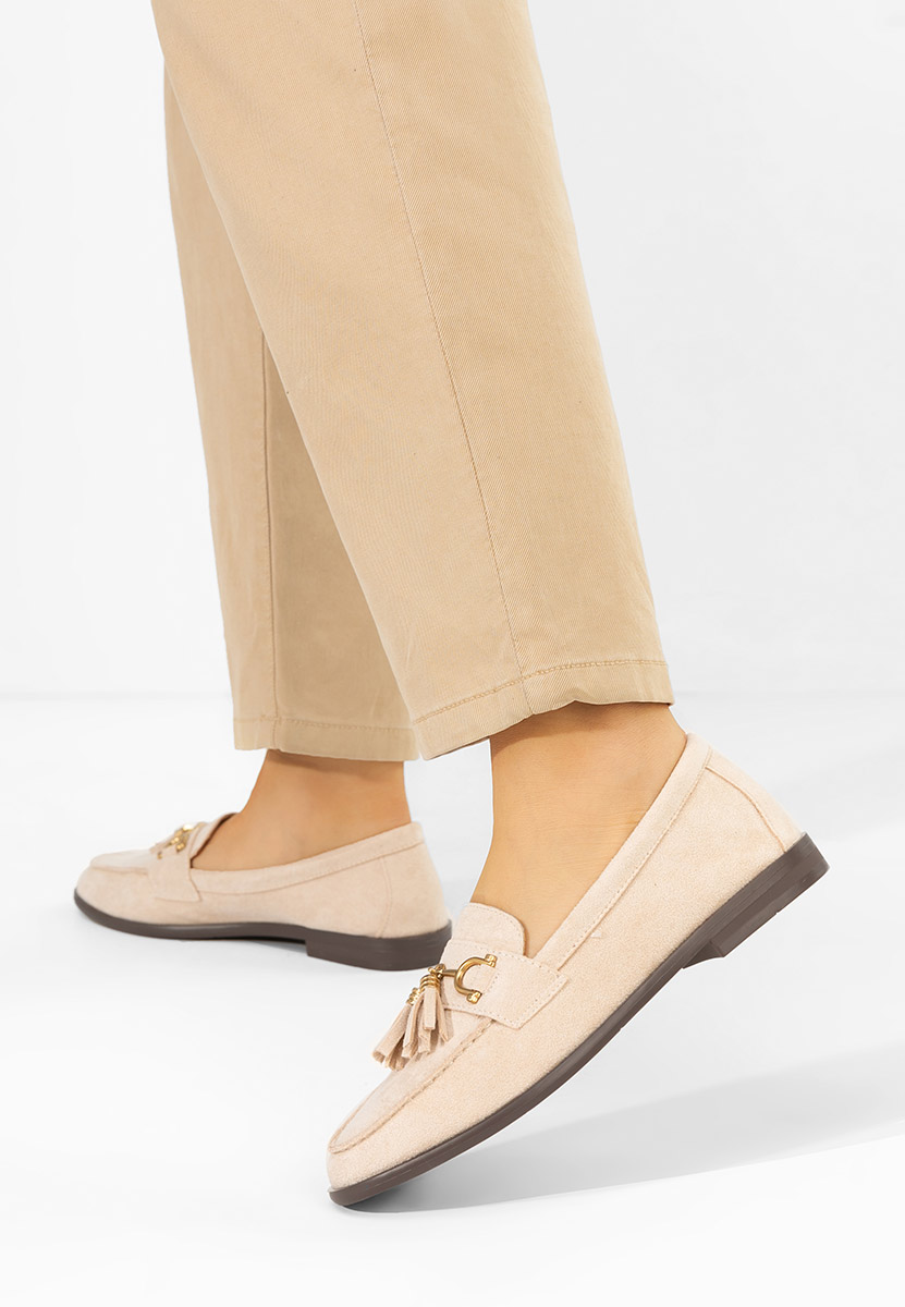 Ženske mokasinke Reeia bež