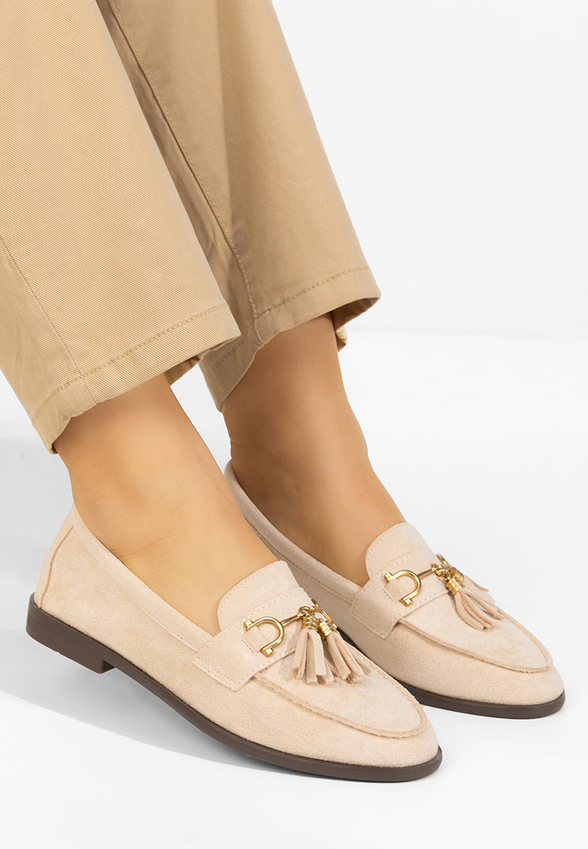 Ženske mokasinke Reeia bež