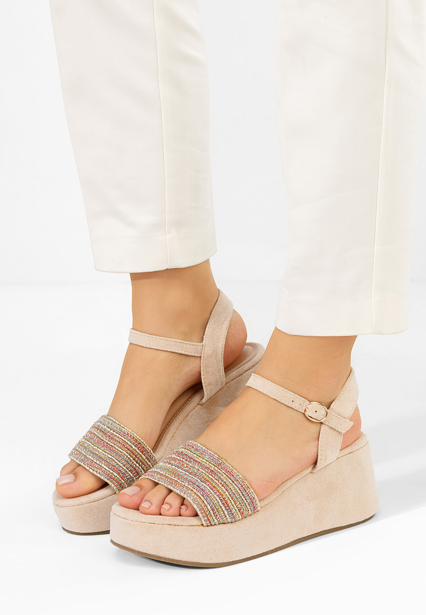 Sandale s platformom Yvania Šareno