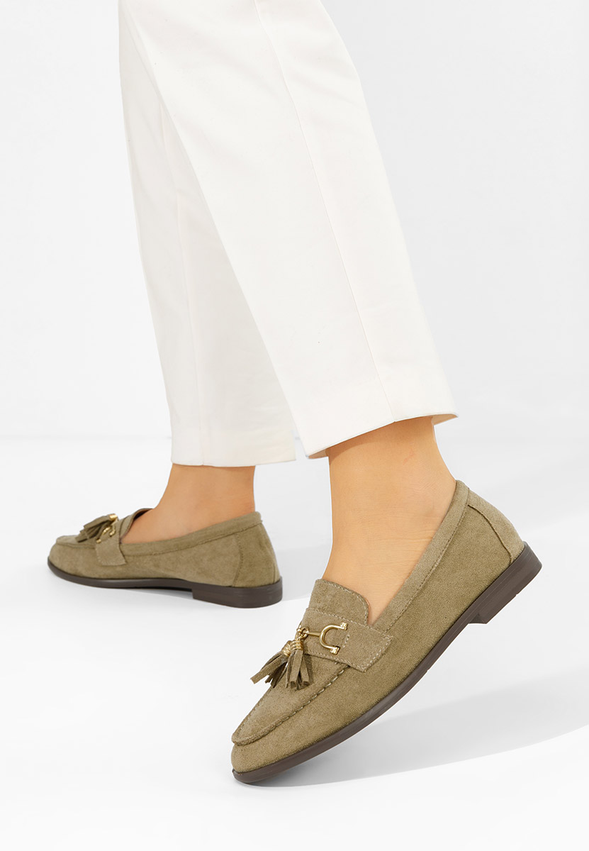 Ženske mokasinke Reeia zeleno