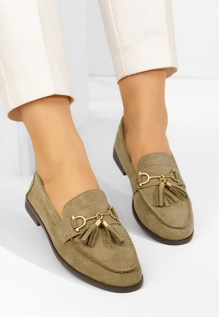 Ženske mokasinke Reeia zeleno