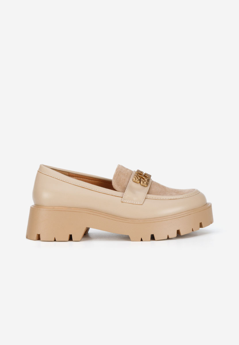 Mokasinke ženske Karamela kaki