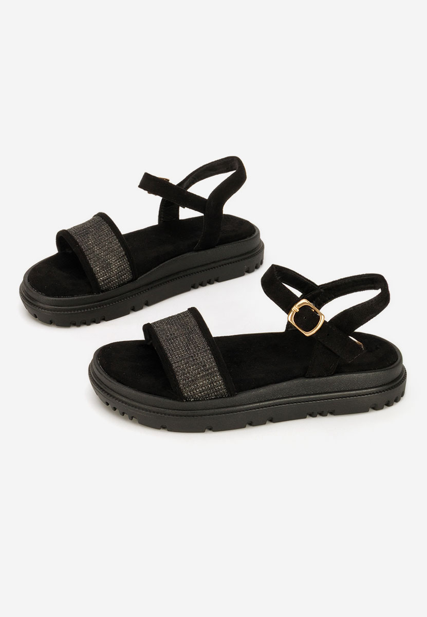 Sandale s platformom Donetia crno