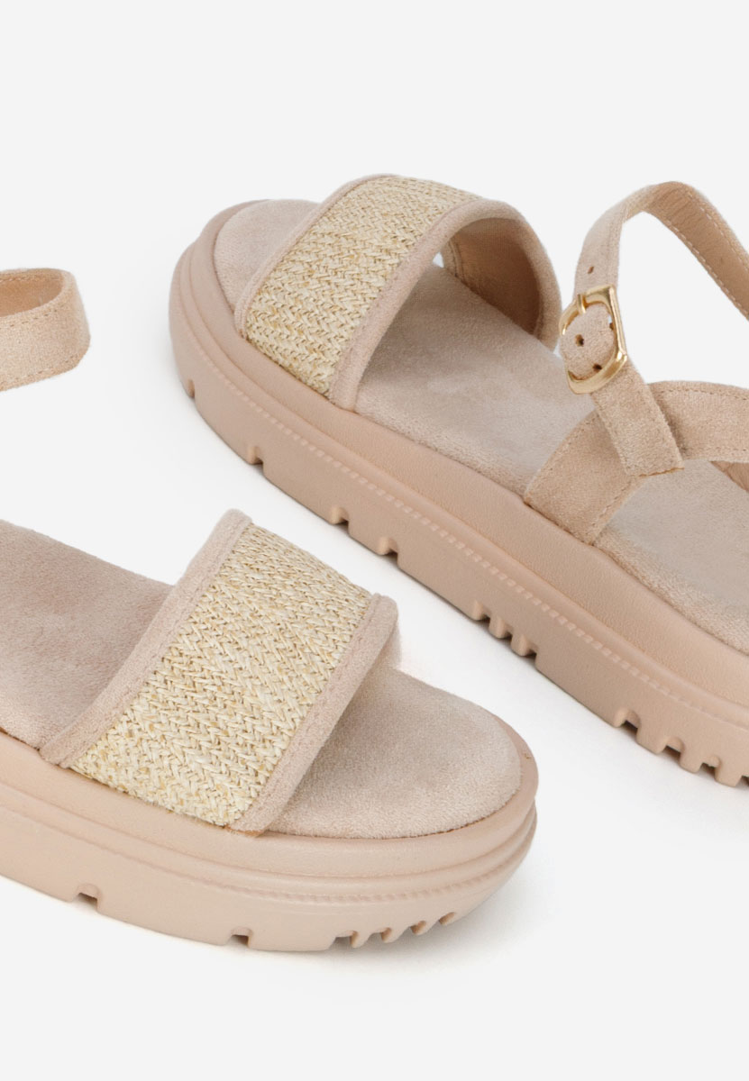 Sandale s platformom Donetia kaki