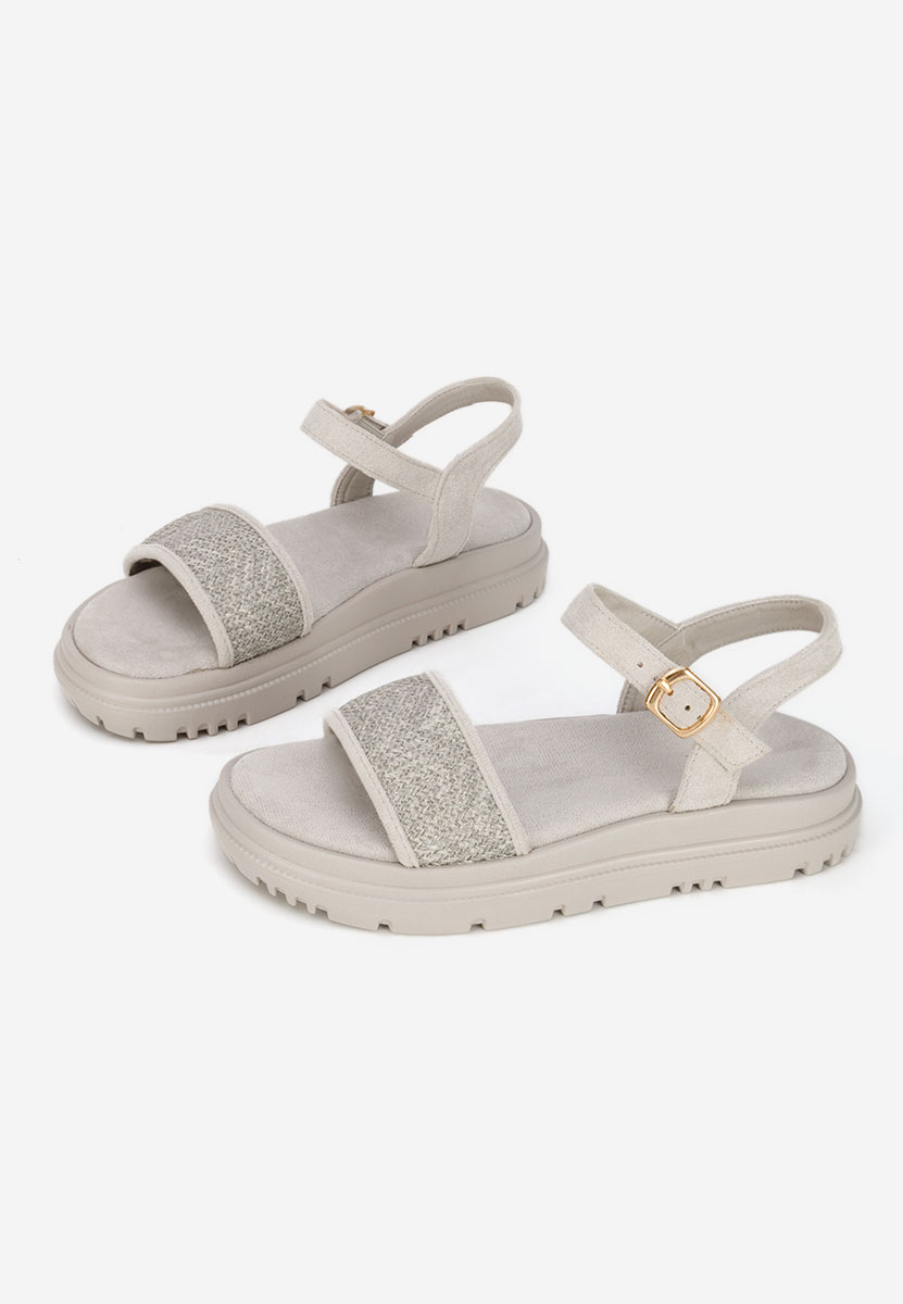 Sandale s platformom Donetia sivo
